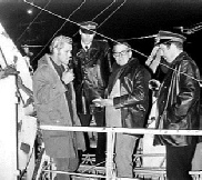 Dutch police on board Mi Amigo December 1972