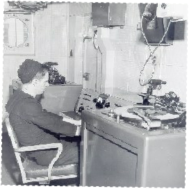 Programme control room on Courier
