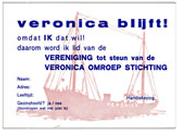 Veronica blijft card