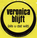 Veronica blijft sticker