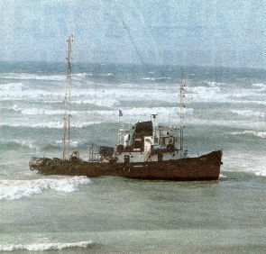 MV Hof aground