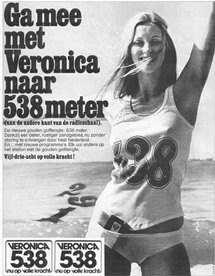 Newspaper advert for wavelength  change to 538m