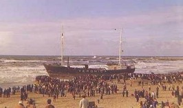 Norderney aground April 1973