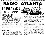 Radio Atlanta programme schedule