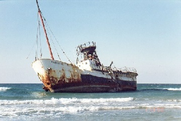 King David (LV3) aground
